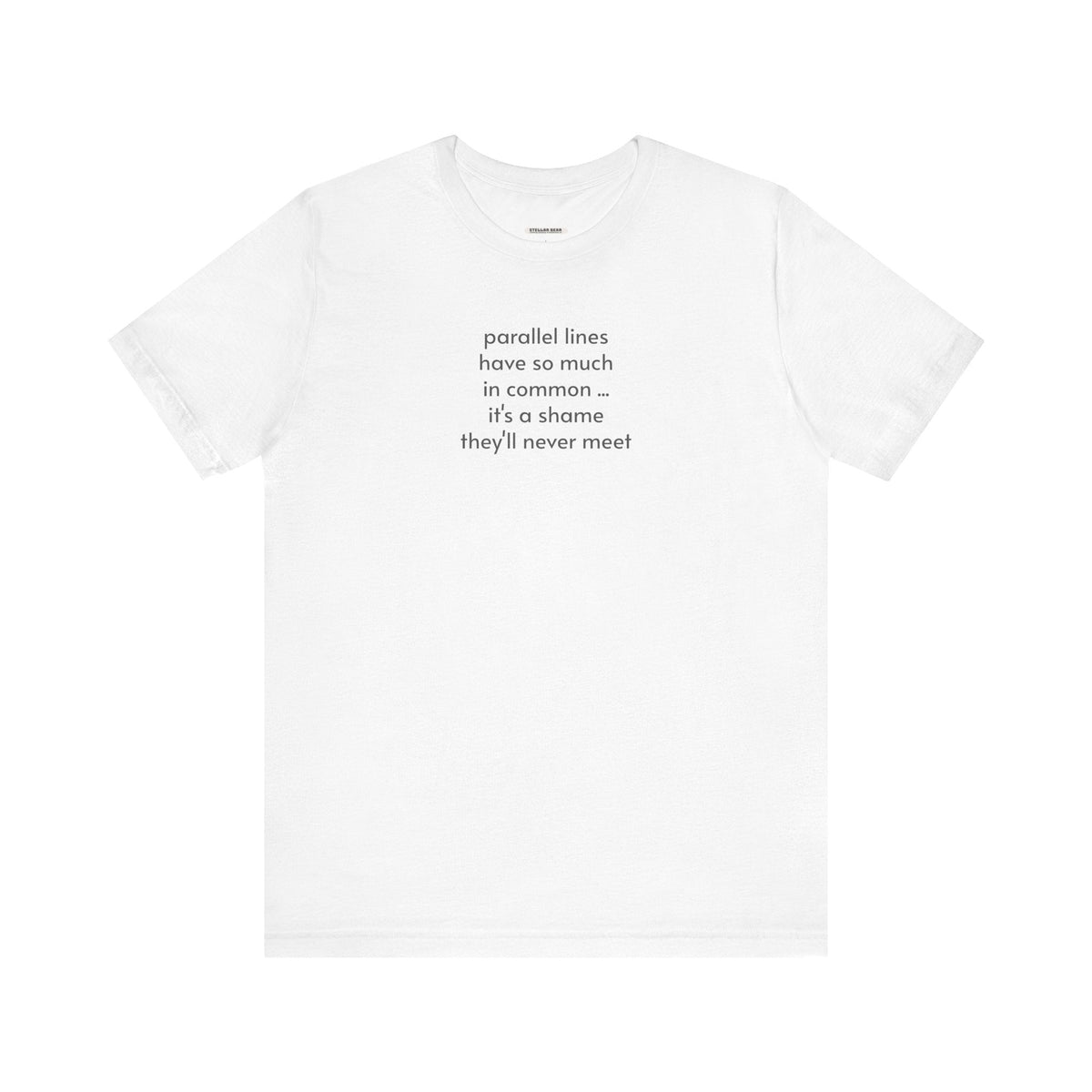 Parallel Lines Minimalist Style T-Shirt product image 14