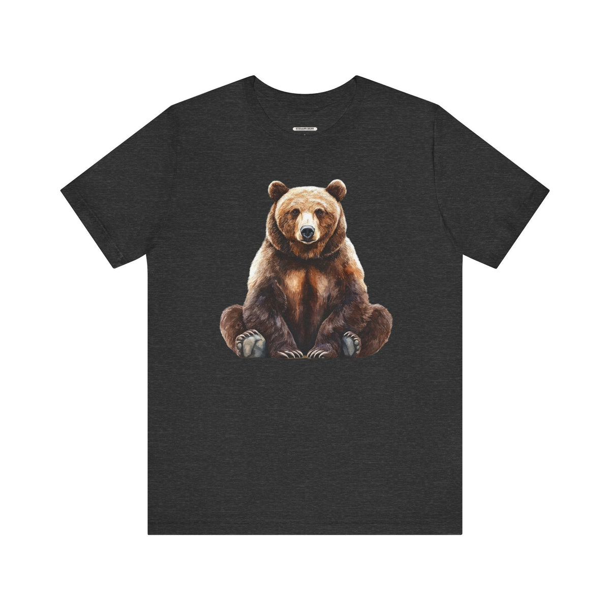 Grizzly Bear Sitting Graphic T-Shirt product image 11