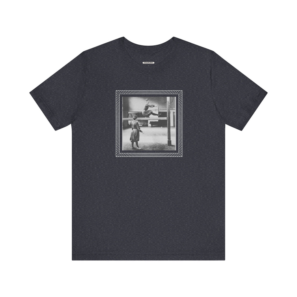On the Balance Beam 1902 Vintage Graphic T-Shirt product image 9