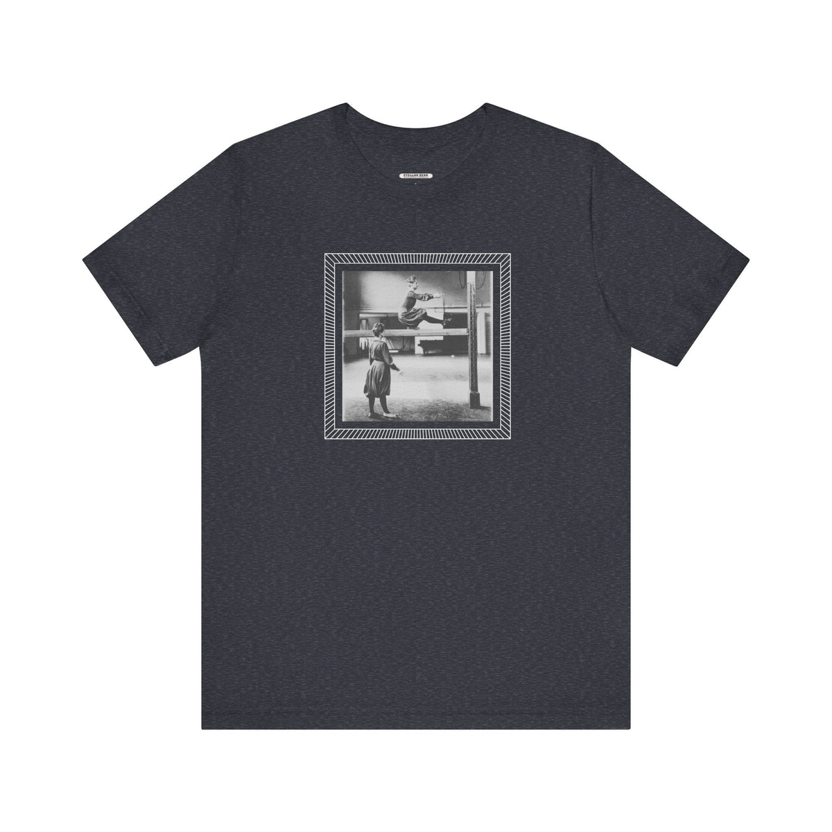 On the Balance Beam 1902 Vintage Graphic T-Shirt product image 9
