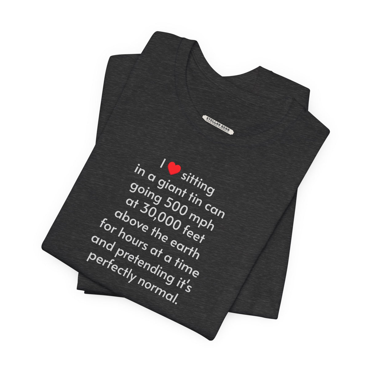 I Love Sitting in a Giant Tin Can (Flying) T-Shirt product image 7