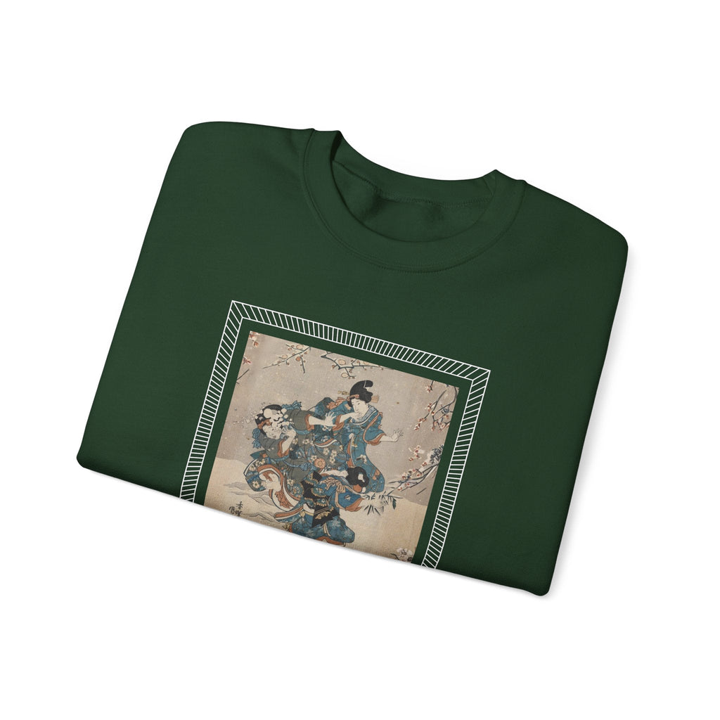 Snowball Fight 1830 Vintage Graphic Sweatshirt product image 3