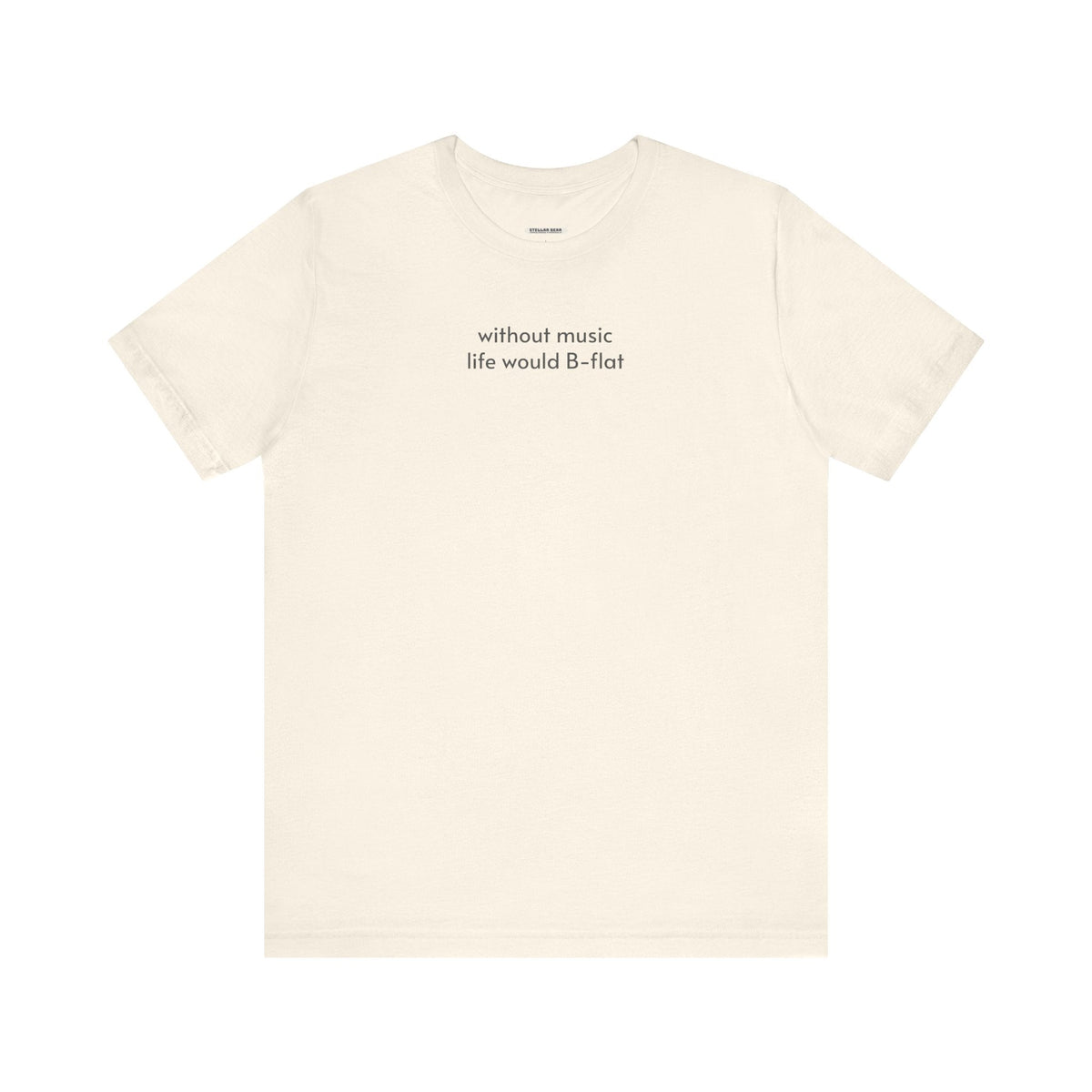 Without Music, Life Would B-Flat Minimalist Style T-Shirt product image 12