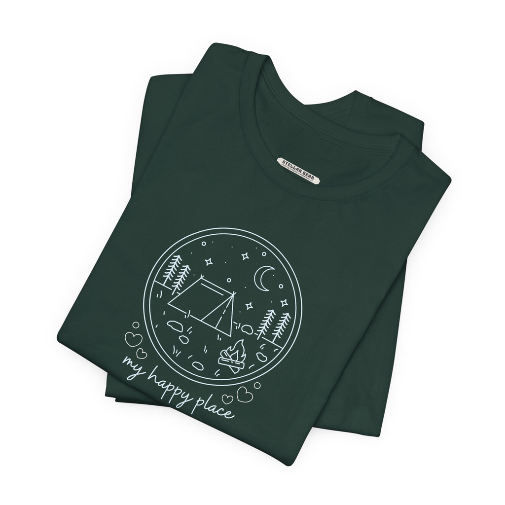 My Happy Place (Camping) Graphic T-Shirt product image 4