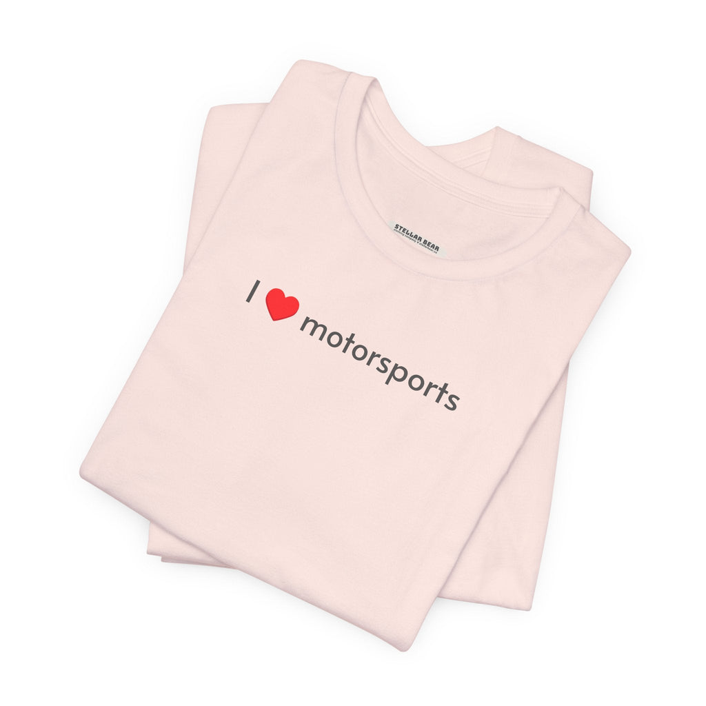 I Love Motorsports Minimalist Style T-Shirt product image 7