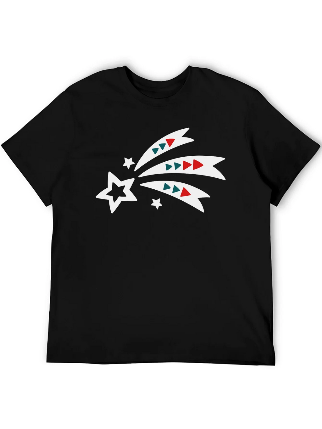 Festive Shooting Star Black Tee product image 5