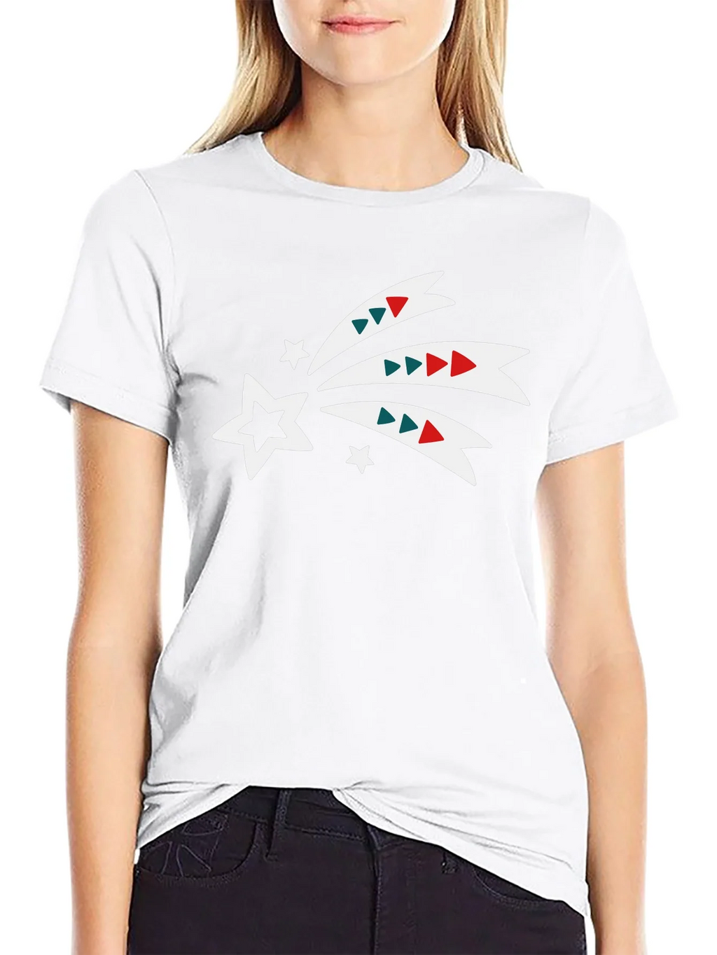 Festive Shooting Star Black Tee product image 8