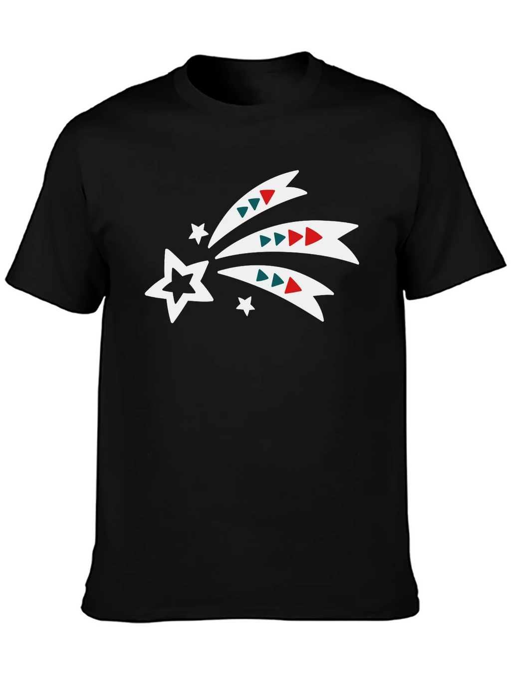 Festive Shooting Star Black Tee product image 3