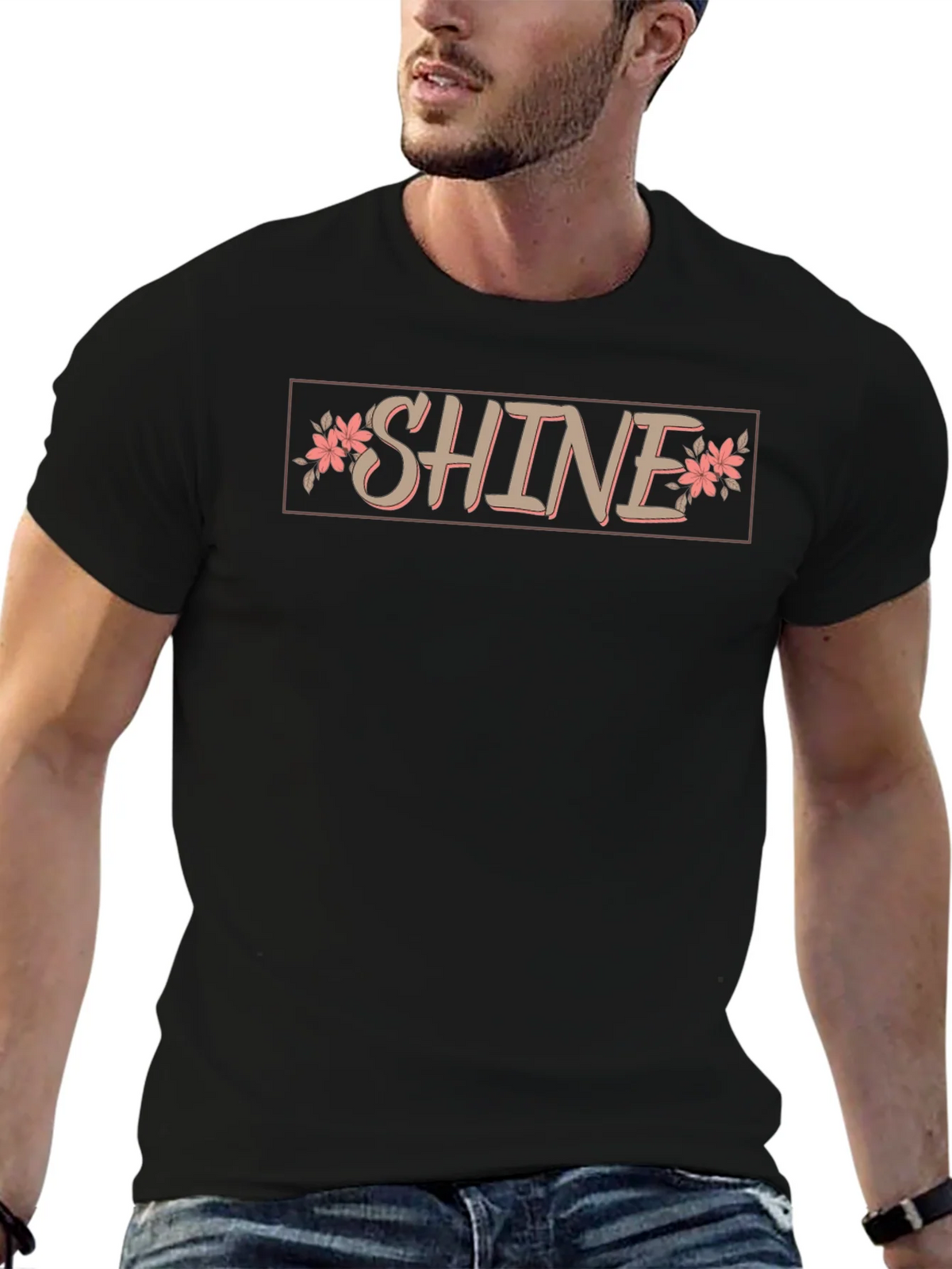 Floral Shine Graphic Tee - Unisex product image 5