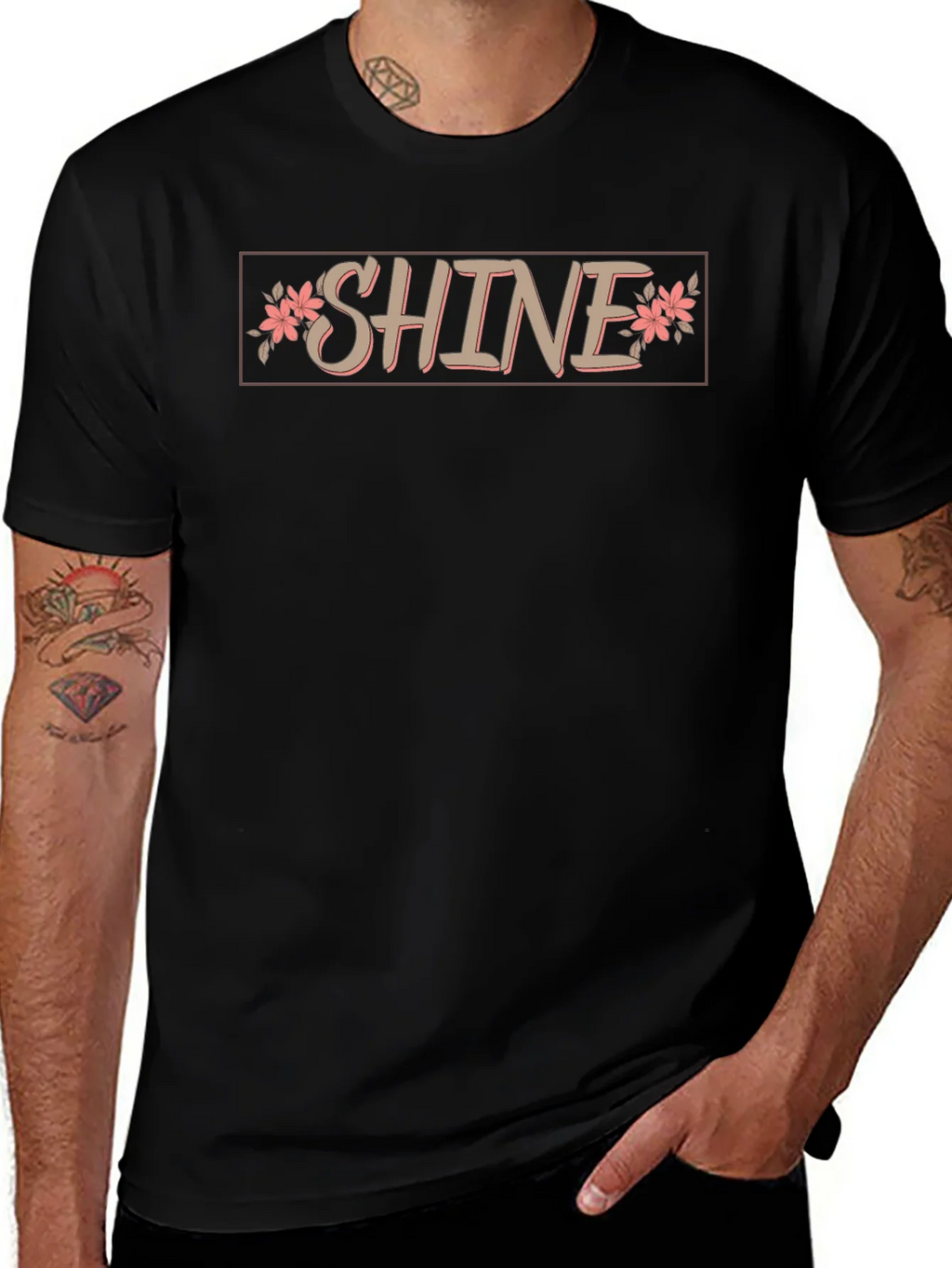 Floral Shine Graphic Tee - Unisex product image 1