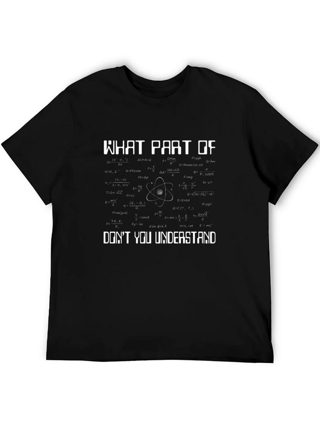 What Part of Math Tee - Mens Black T-Shirt product image 5