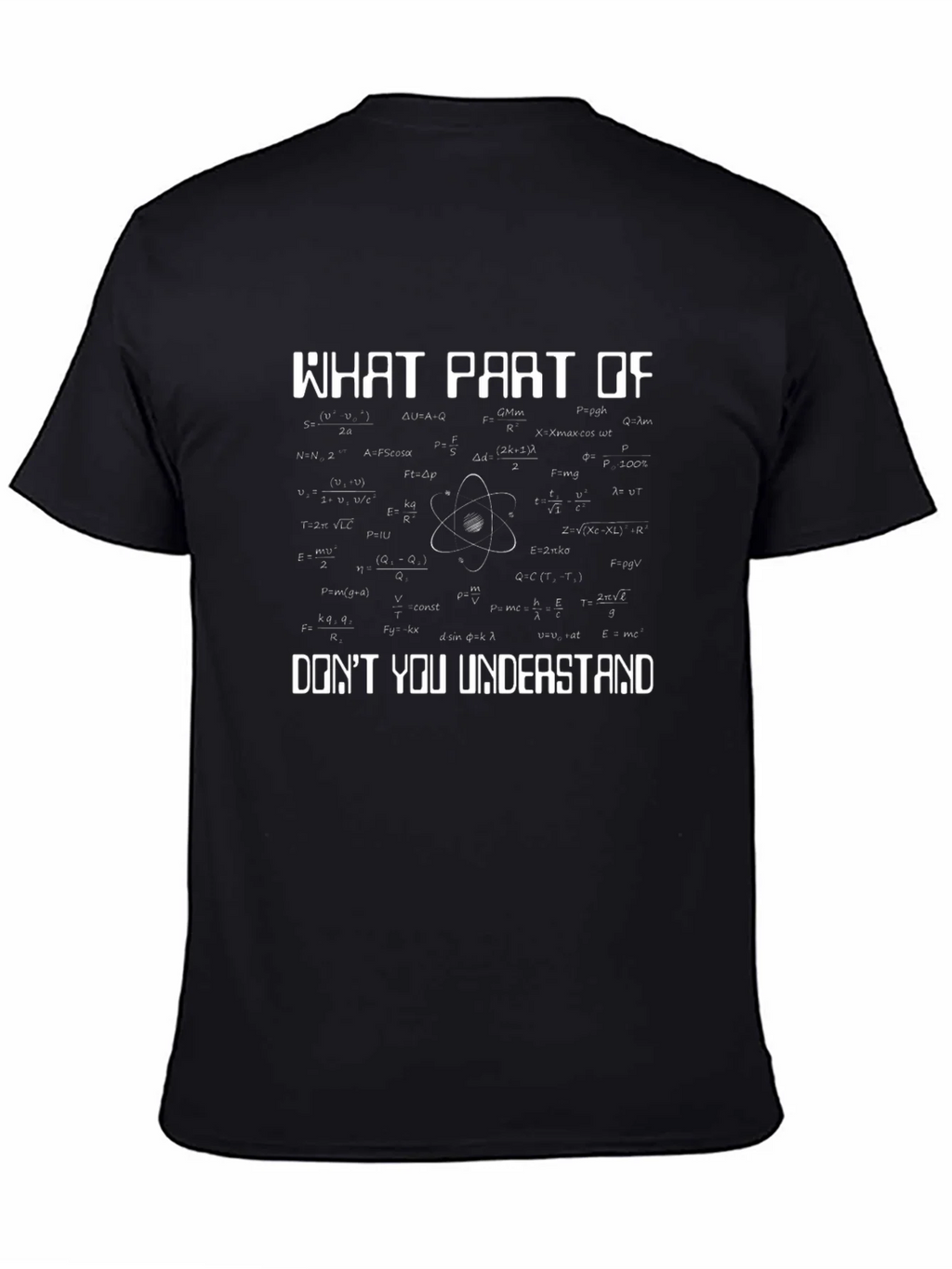 What Part of Math Tee - Mens Black T-Shirt product image 4