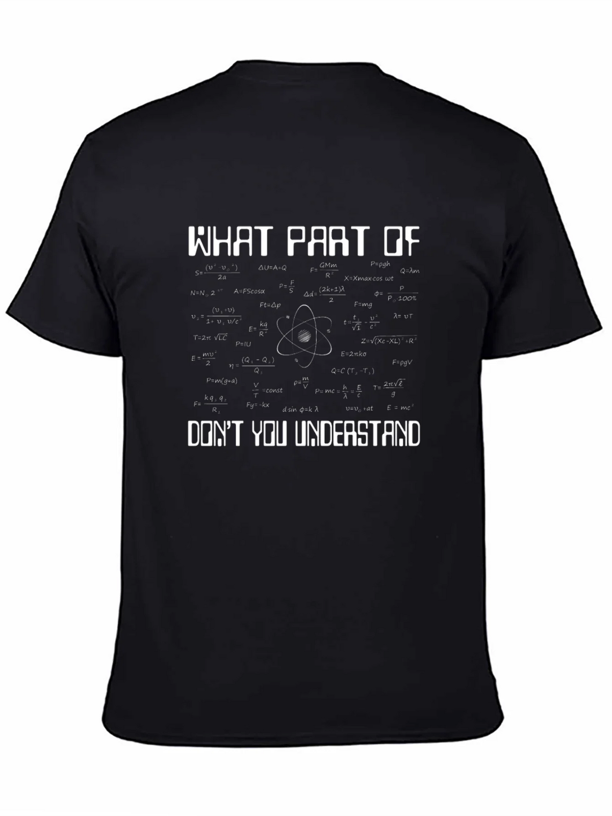 What Part of Math Tee - Mens Black T-Shirt product image 4