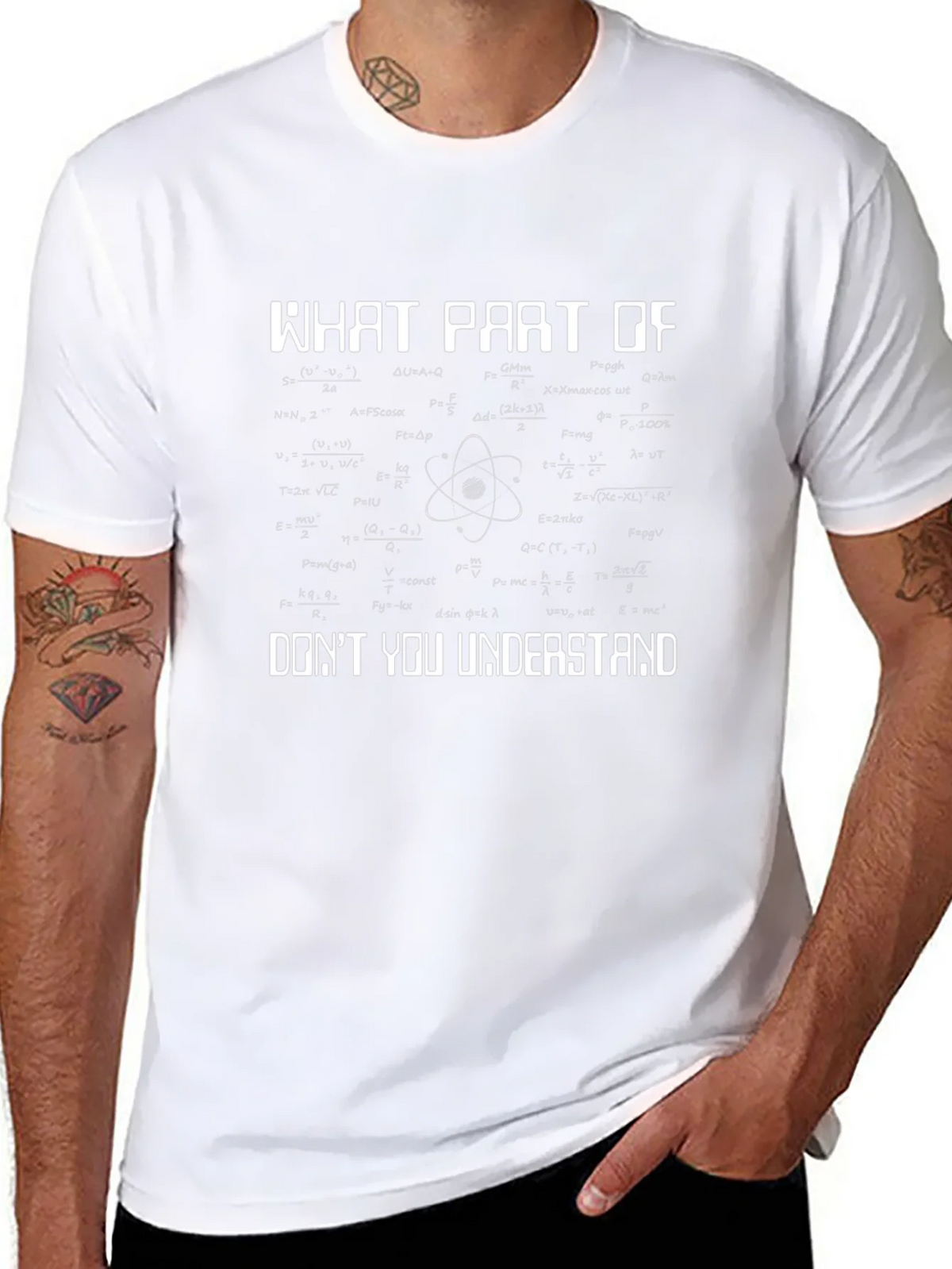 What Part of Math Tee - Mens Black T-Shirt product image 7