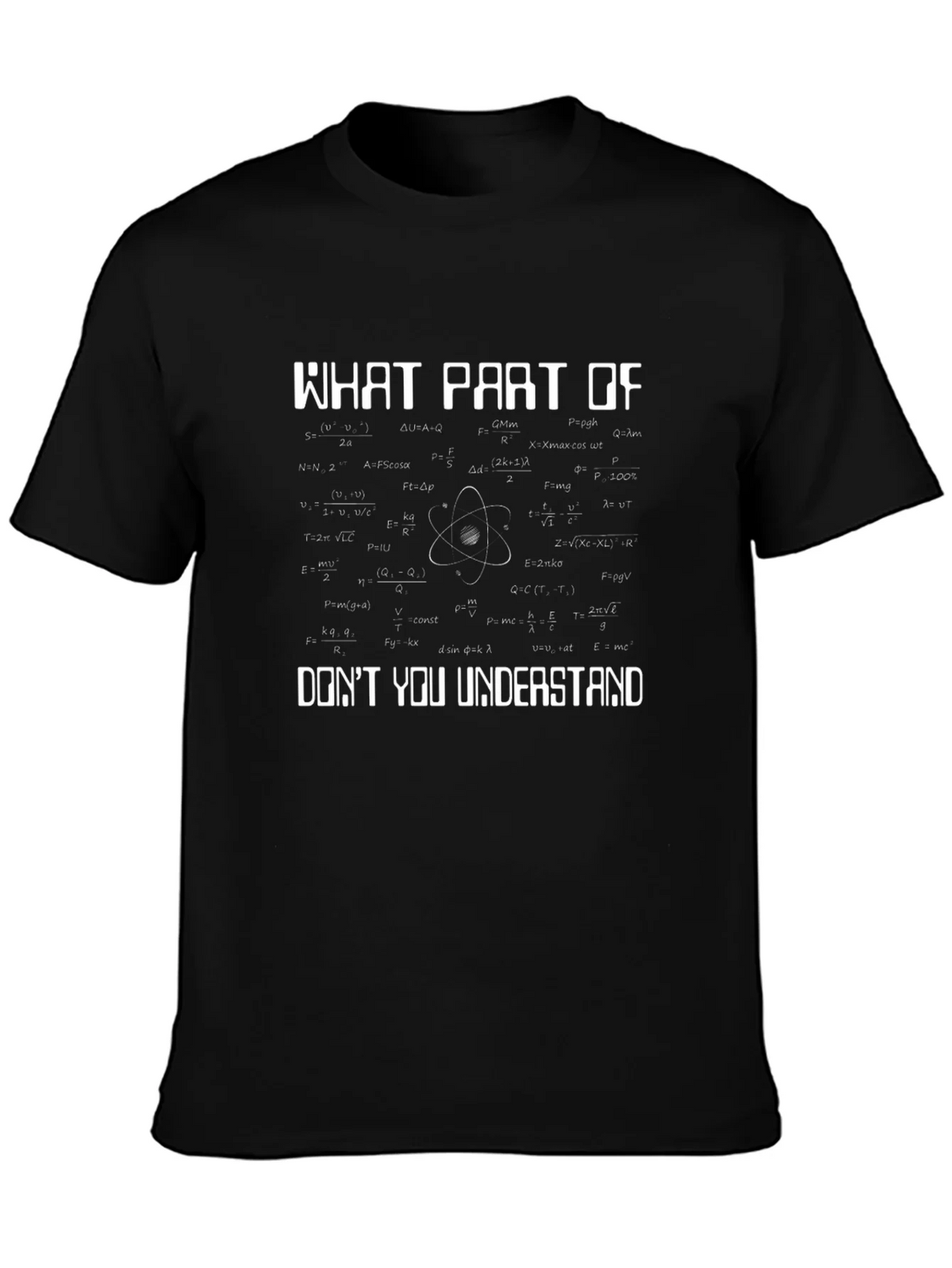 What Part of Math Tee - Mens Black T-Shirt product image 3