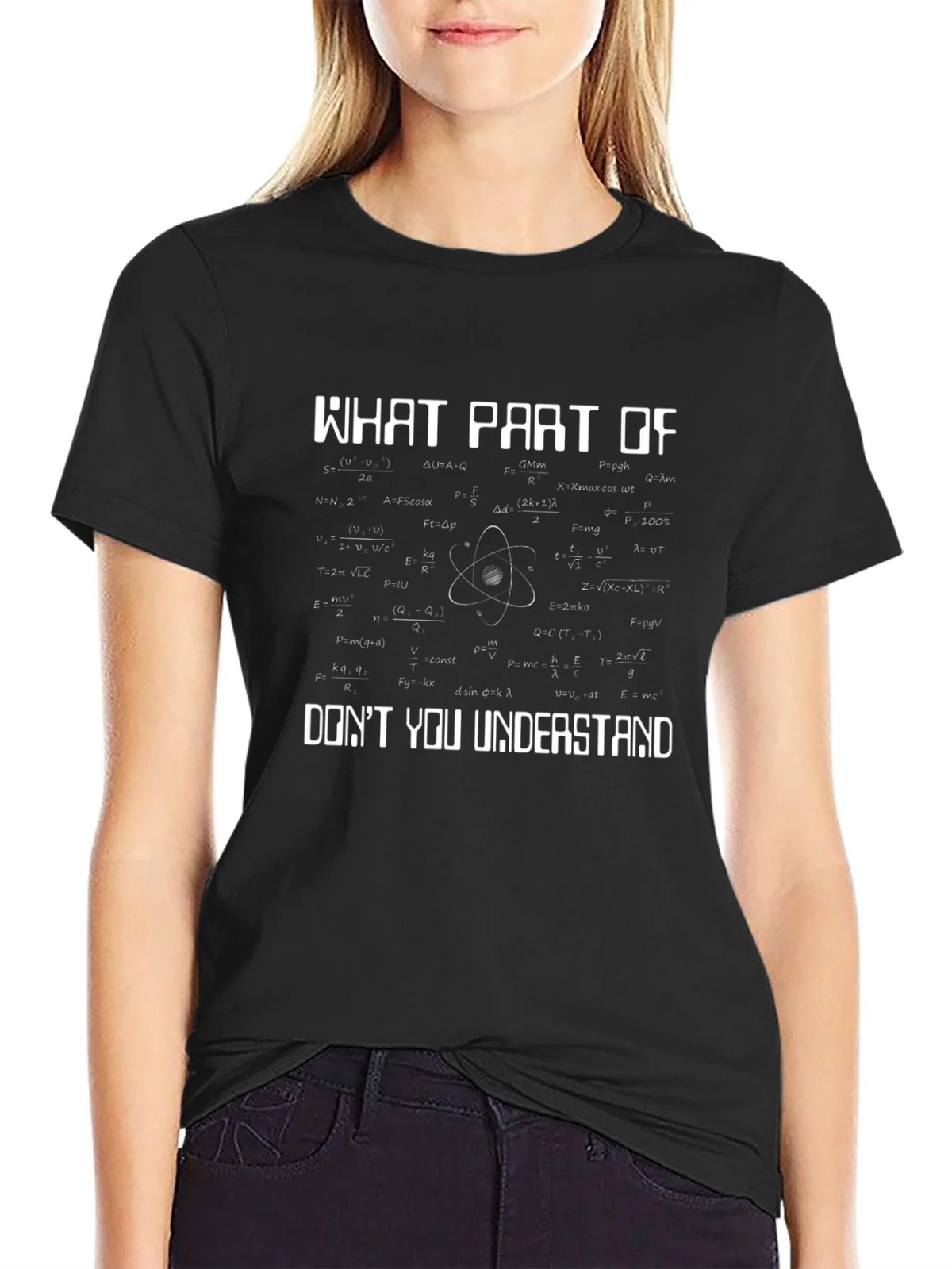 What Part of Math Tee - Mens Black T-Shirt product image 2
