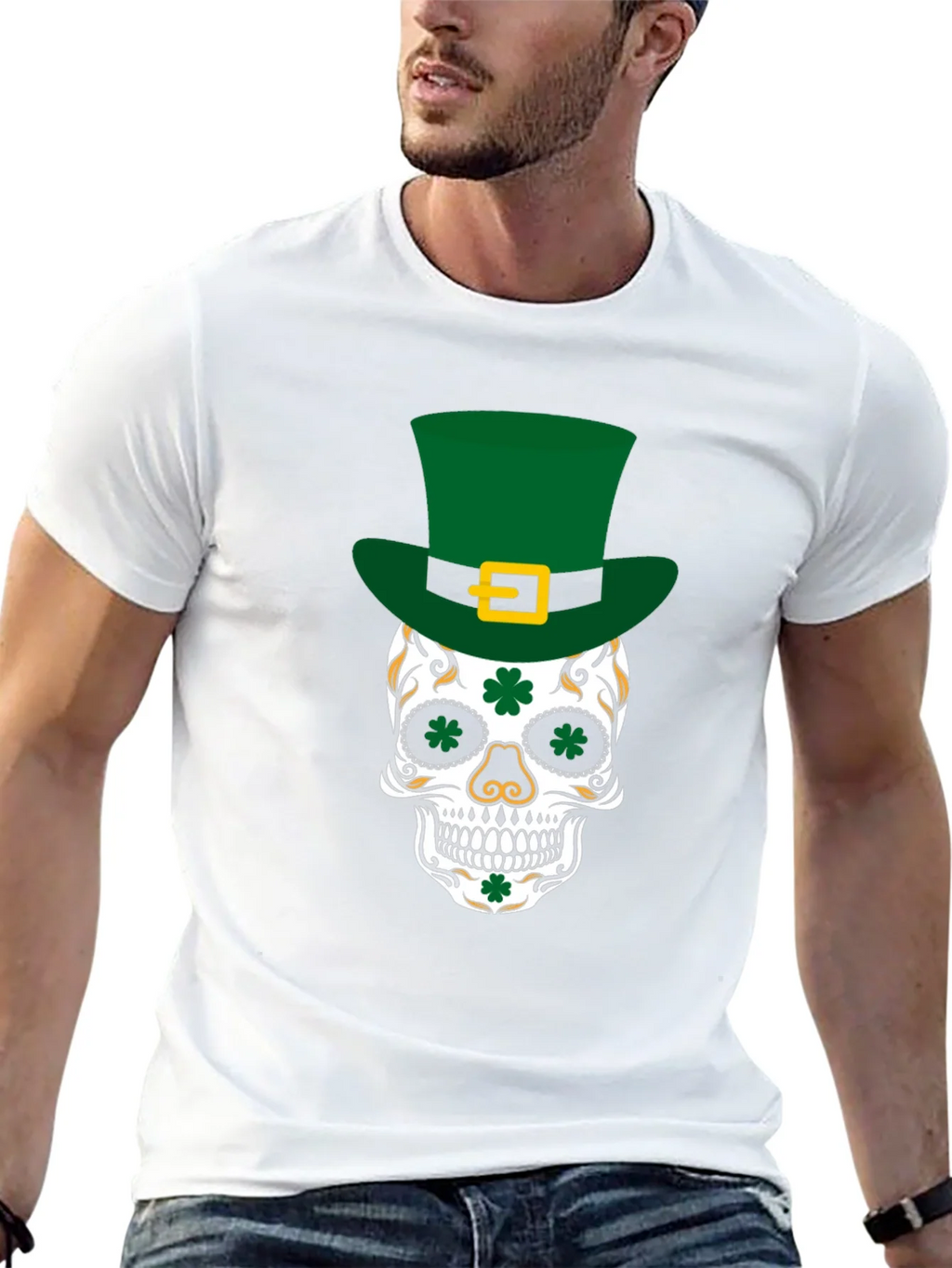 Lucky Skull St. Patricks Day T-Shirt