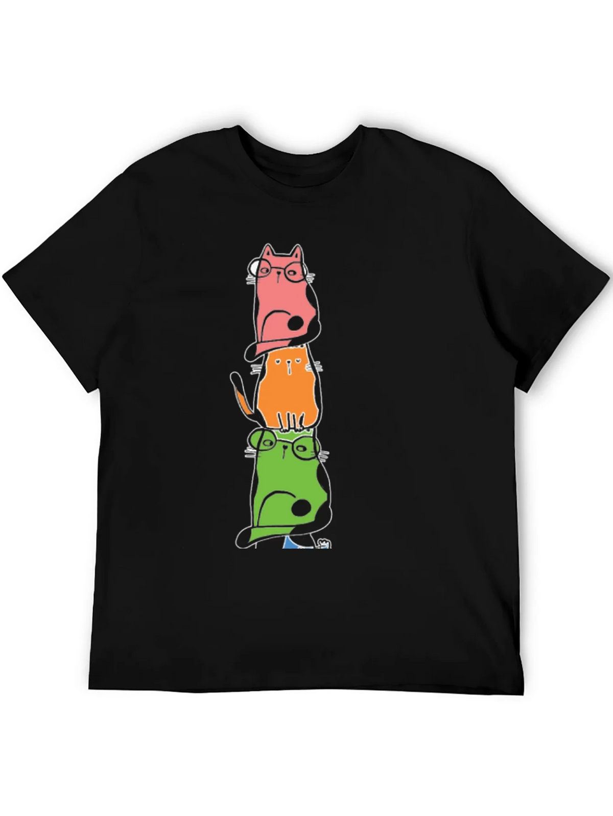 Stacked Cats Graphic Tee product image 1