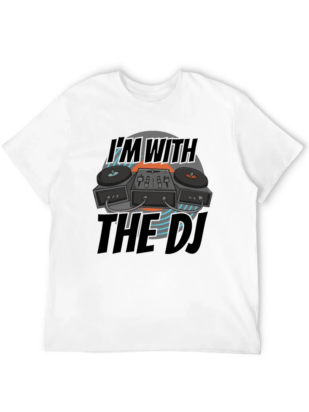 Im With The DJ Black T-Shirt product image 11