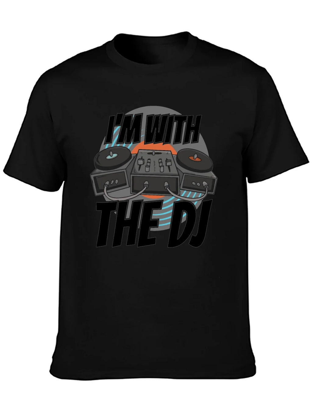 Im With The DJ Black T-Shirt product image 3