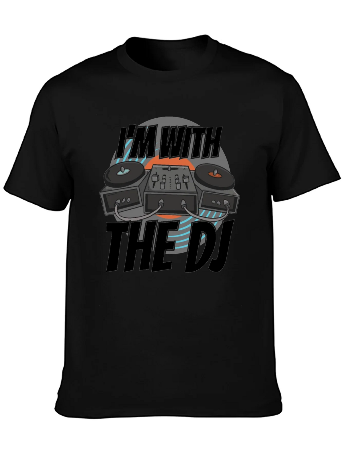 Im With The DJ Black T-Shirt product image 3