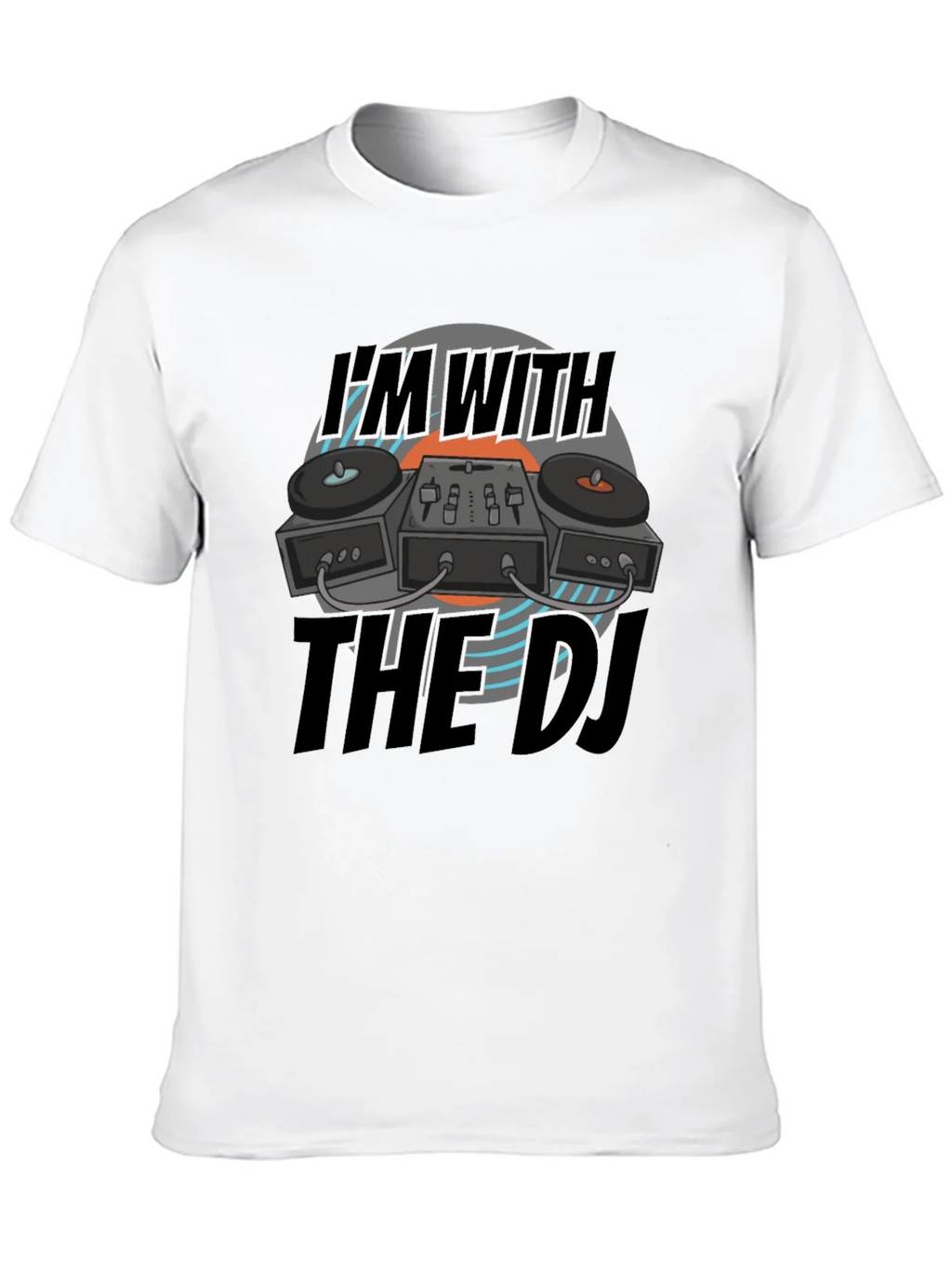 Im With The DJ Black T-Shirt product image 9