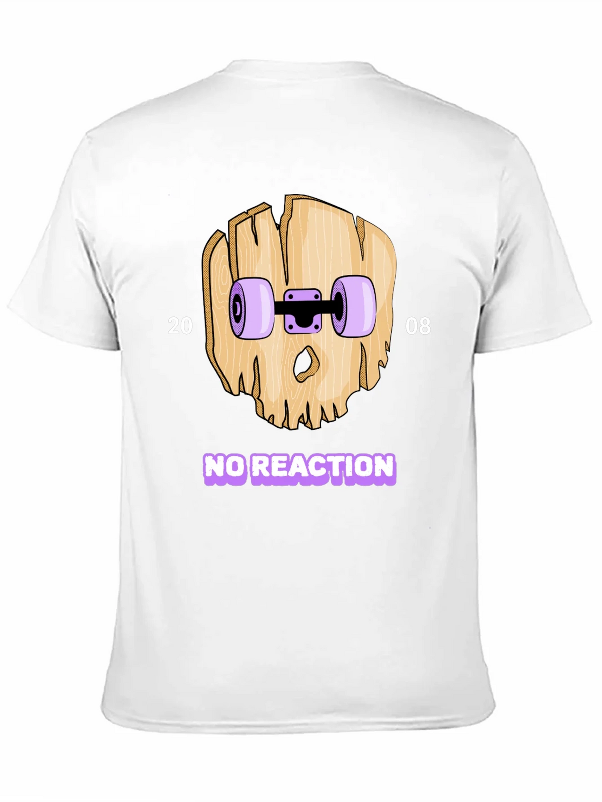 Skateboard Skull T-Shirt - No Reaction 2008 product image 10