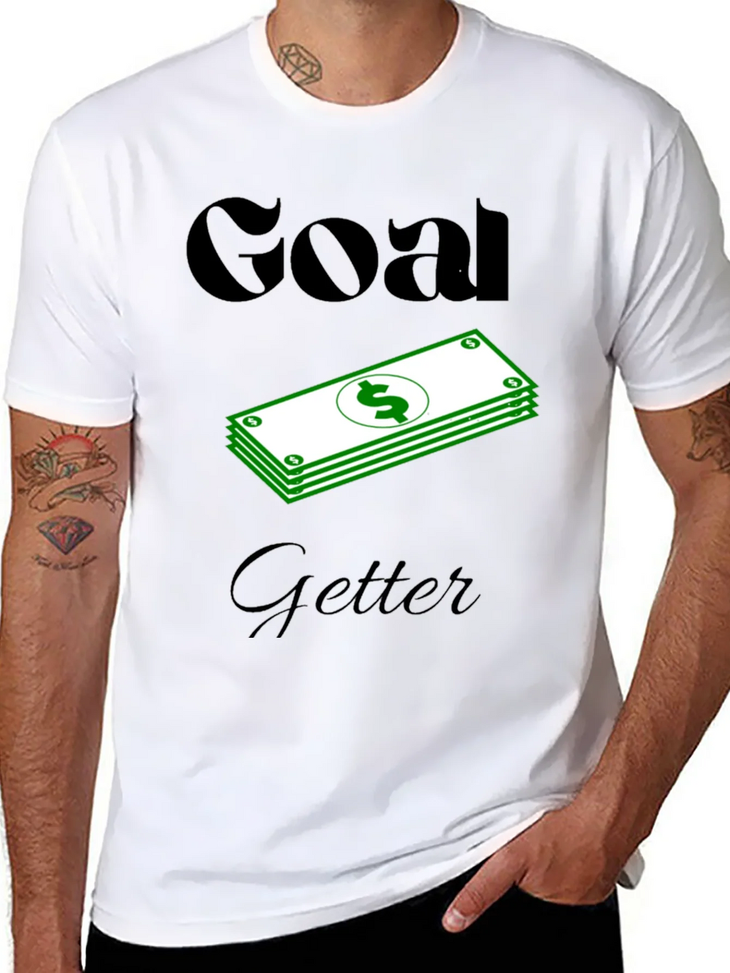 Goal Getter Graphic T-Shirt - Black product image 5