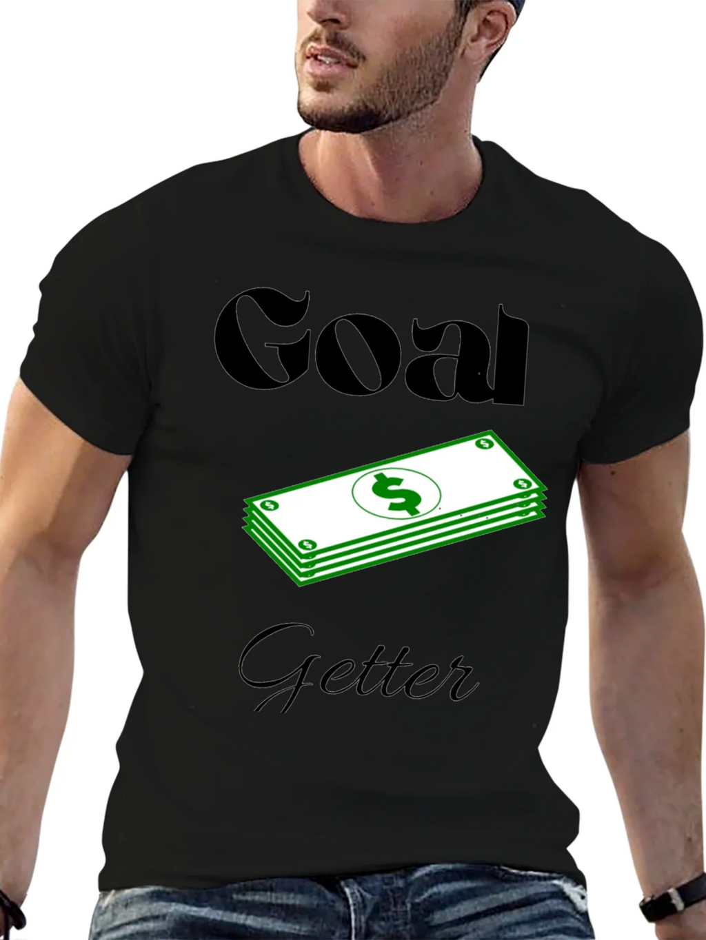 Goal Getter Graphic T-Shirt - Black product image 4
