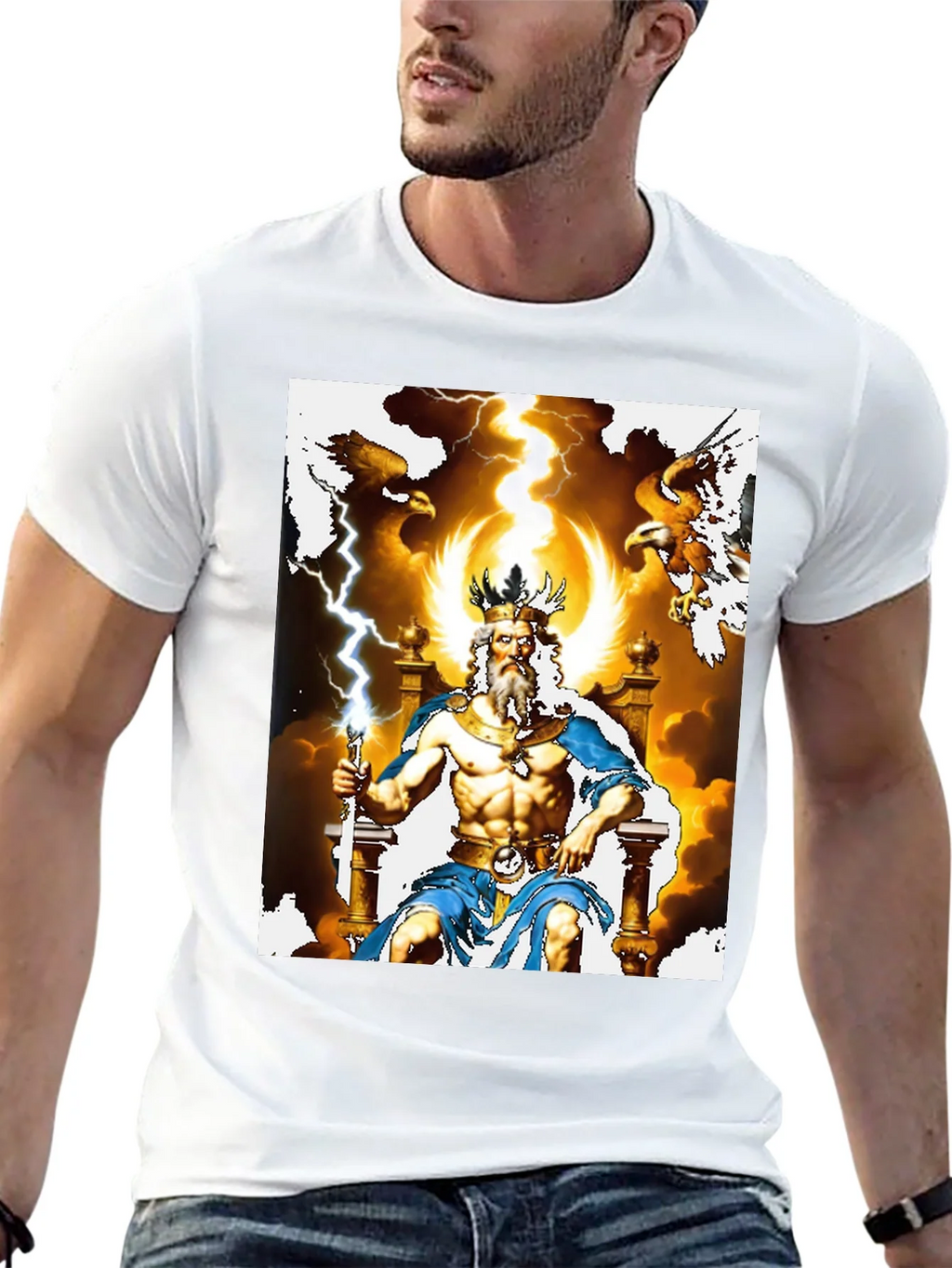 Zeus Graphic Tee - God of Thunder T-Shirt product image 11