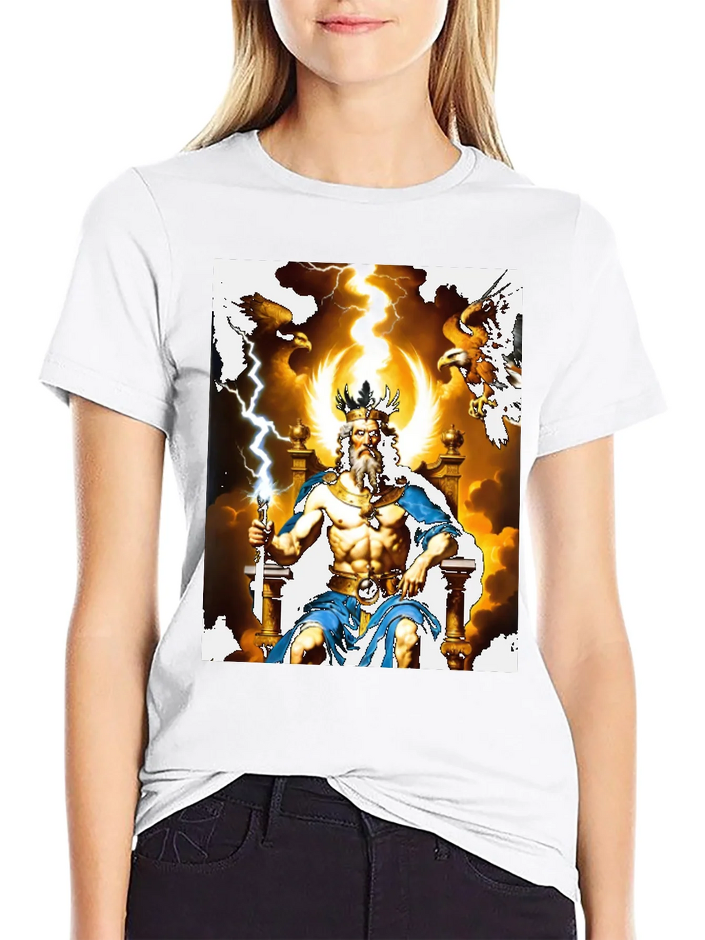 Zeus Graphic Tee - God of Thunder T-Shirt product image 7