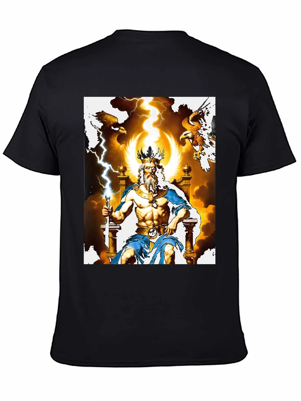Zeus Graphic Tee - God of Thunder T-Shirt product image 3