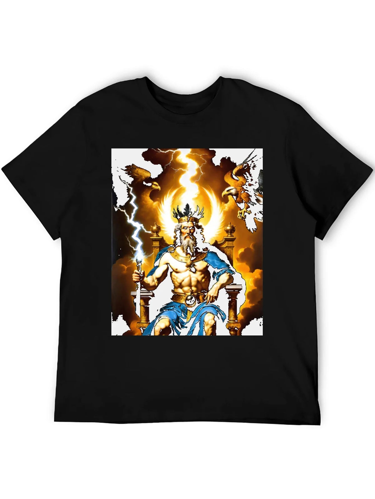 Zeus Graphic Tee - God of Thunder T-Shirt product image 4