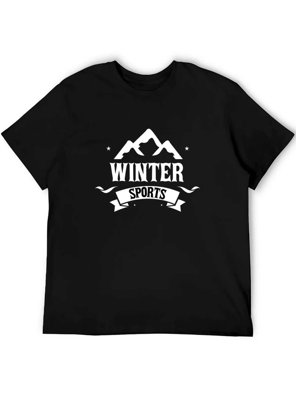 Winter Sports Graphic Tee - Black product image 3