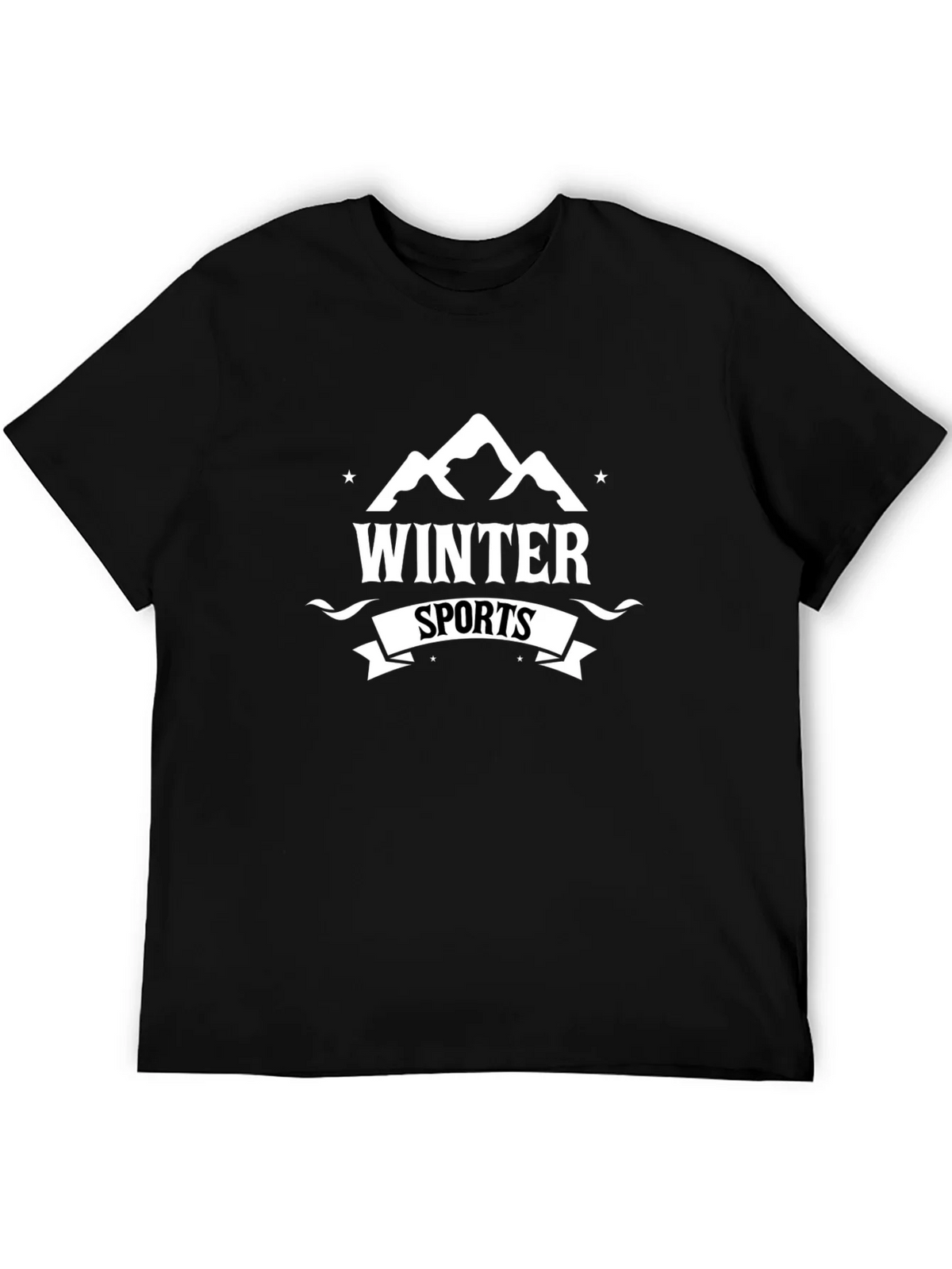 Winter Sports Graphic Tee - Black product image 3