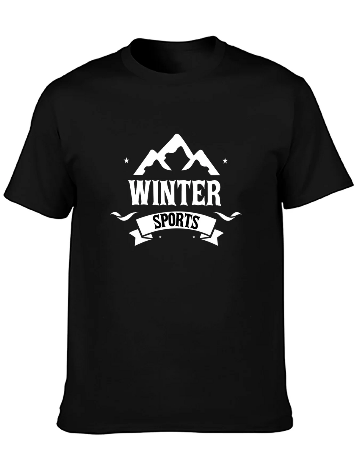 Winter Sports Graphic Tee - Black product image 2