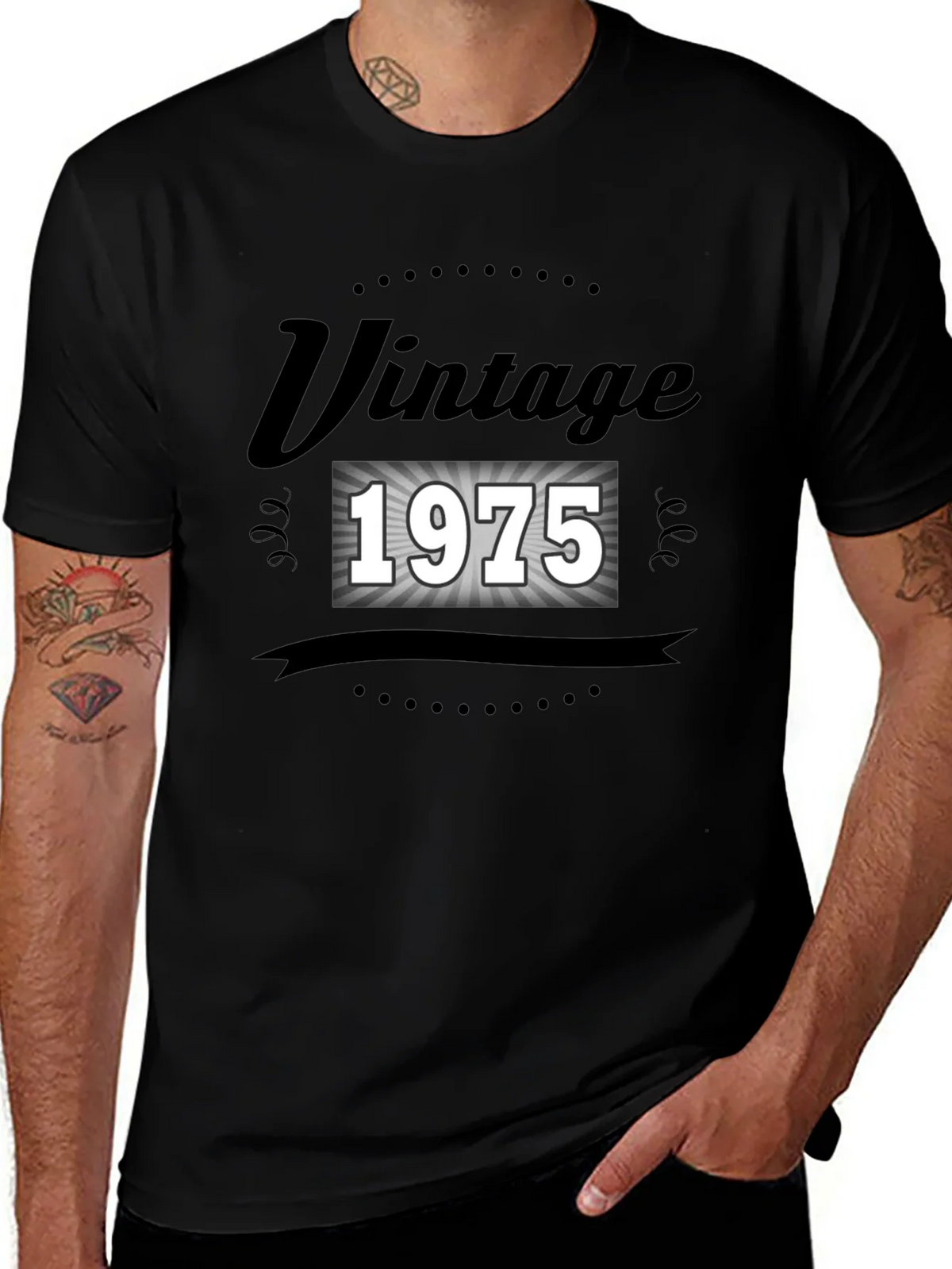Vintage 1975 Graphic T-Shirt - Birthday Gift product image 1