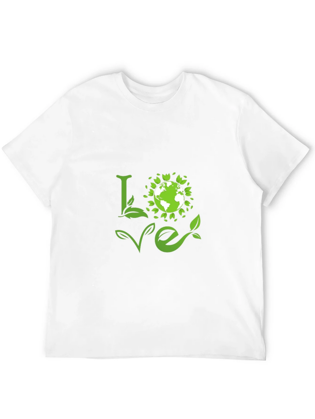 Love Earth Green Graphic Tee - Black product image 11