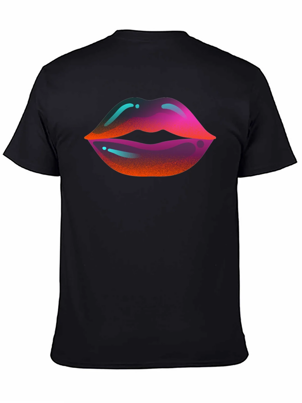 Vaporwave Lips Graphic T-Shirt product image 4
