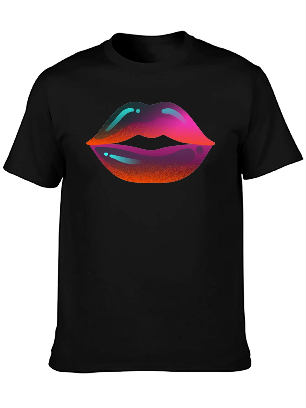 Vaporwave Lips Graphic T-Shirt product image 3