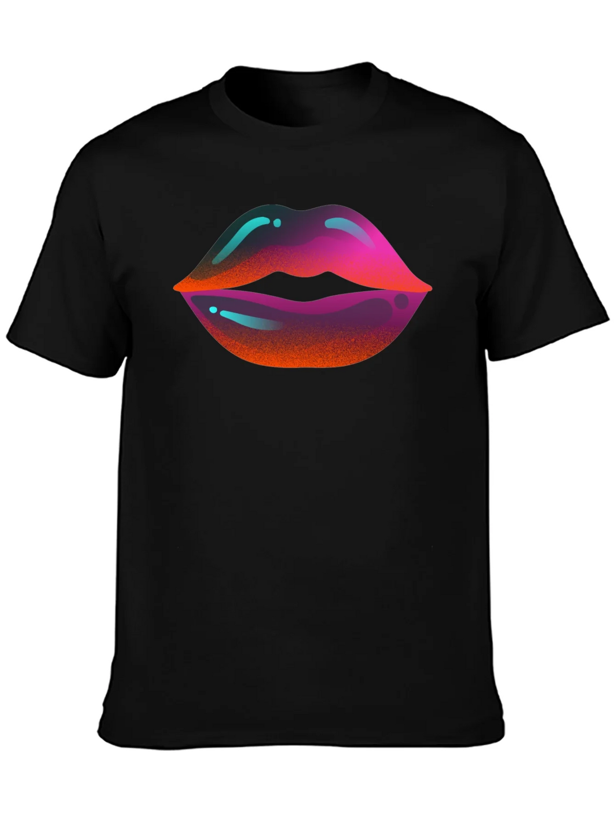 Vaporwave Lips Graphic T-Shirt product image 3