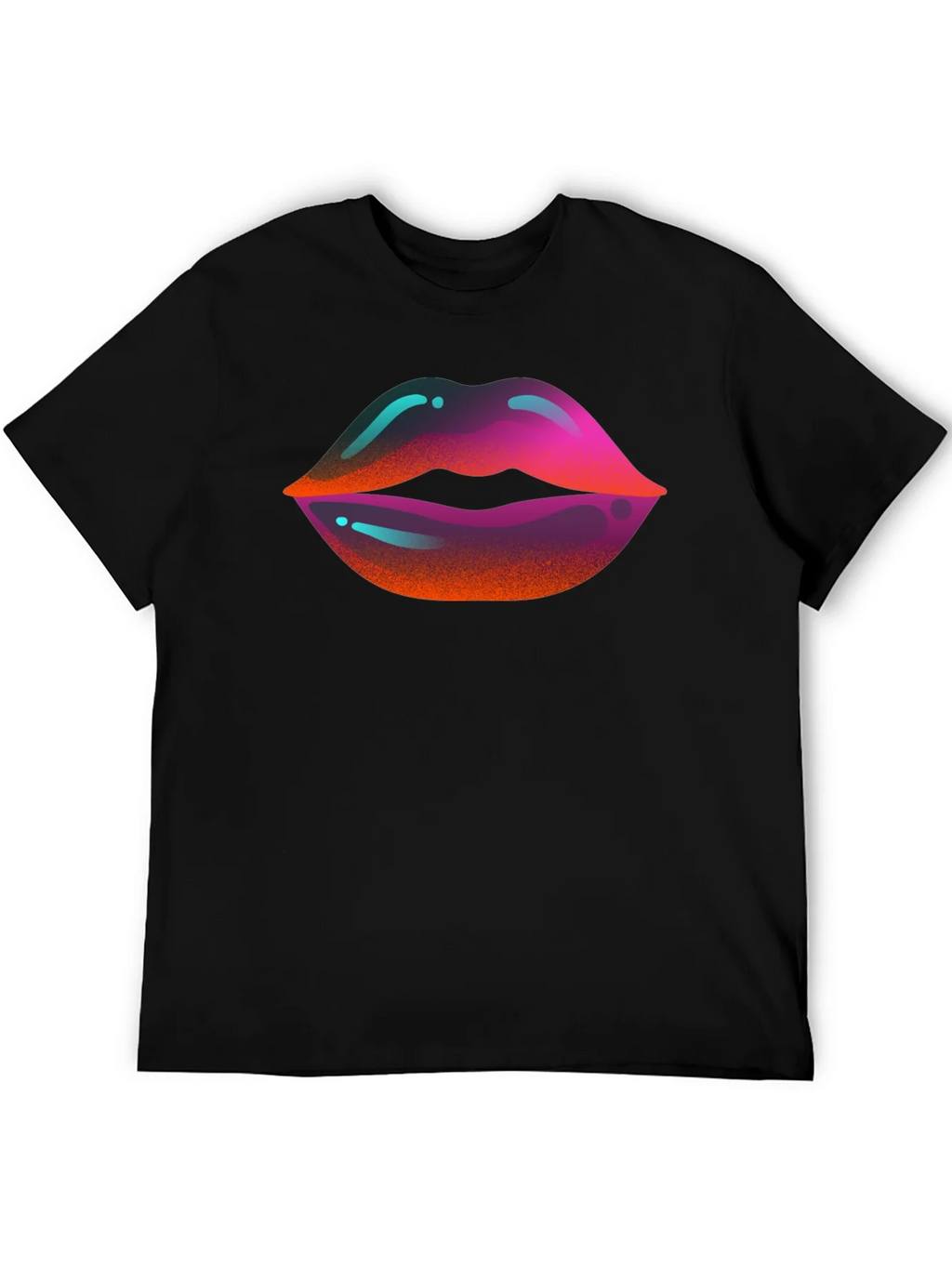 Vaporwave Lips Graphic T-Shirt product image 5