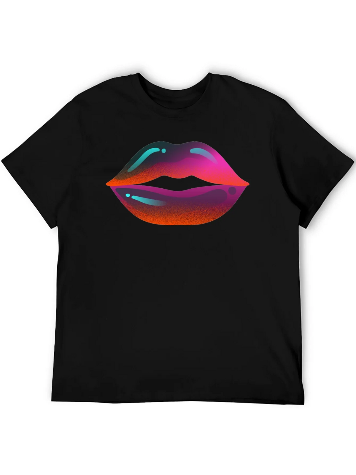 Vaporwave Lips Graphic T-Shirt product image 5