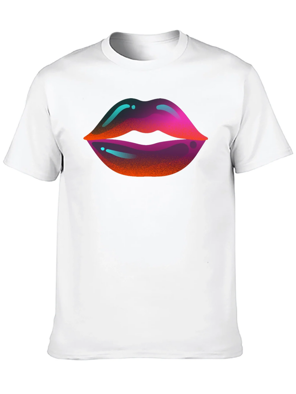 Vaporwave Lips Graphic T-Shirt product image 9