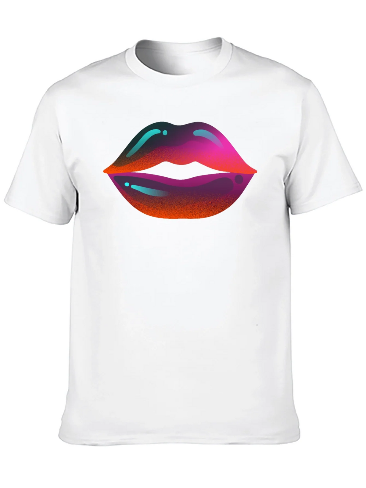 Vaporwave Lips Graphic T-Shirt product image 9