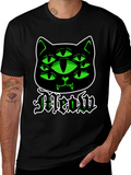 Six-Eyed Cat Meow Graphic T-Shirt product image 1