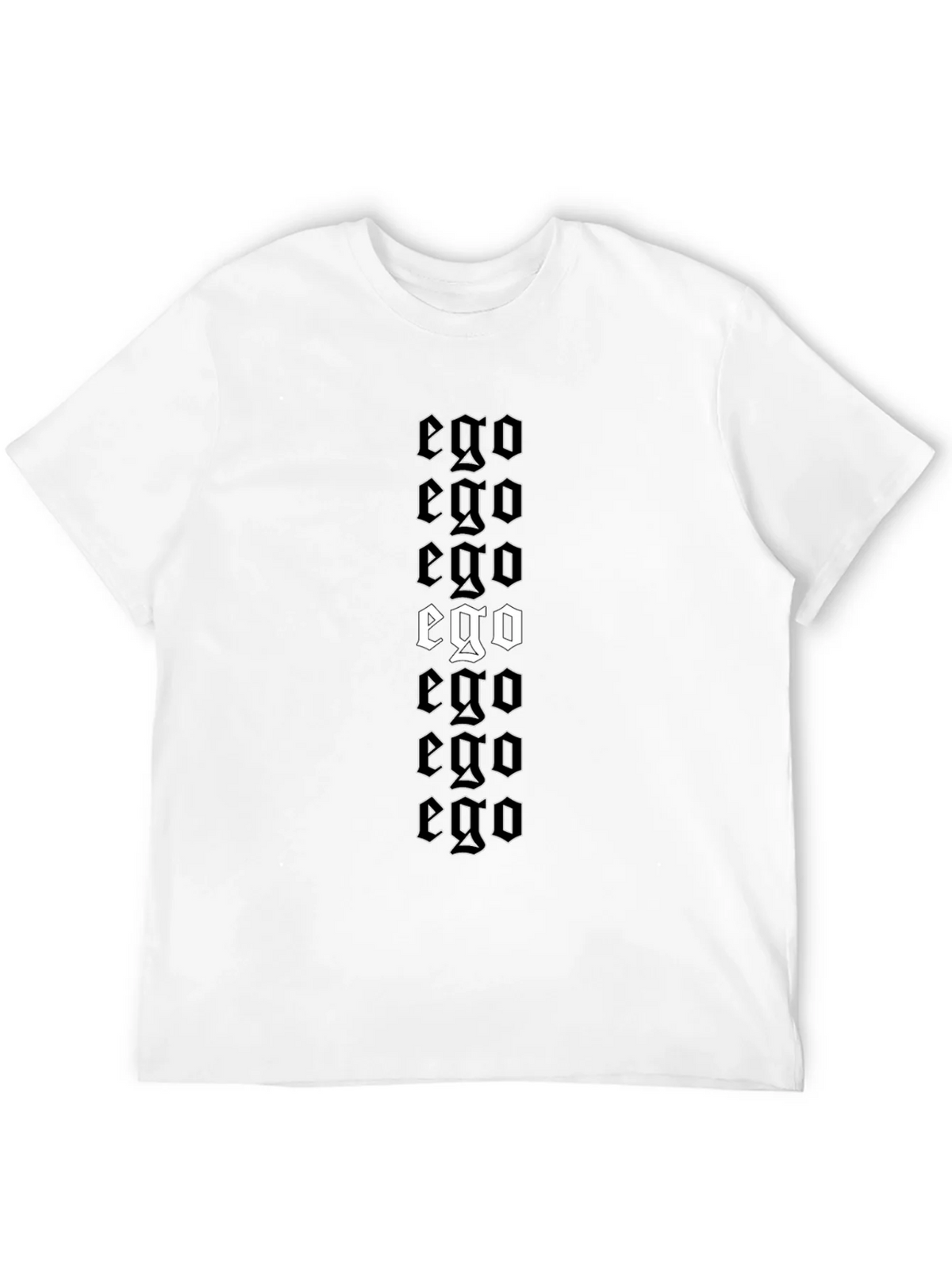 Ego Graphic Print Black T-Shirt product image 3
