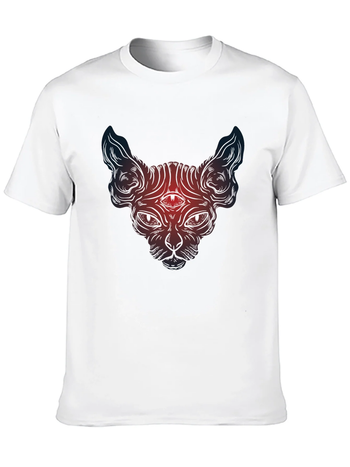 Mystic Cat Graphic Tee - Third Eye Sphynx product image 9