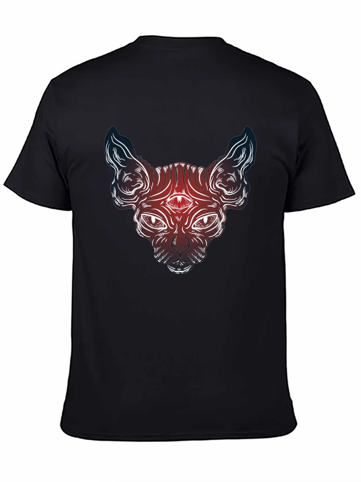 Mystic Cat Graphic Tee - Third Eye Sphynx product image 4