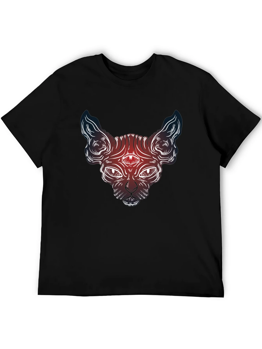 Mystic Cat Graphic Tee - Third Eye Sphynx product image 5
